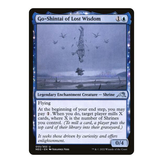 Go-Shintai of Lost Wisdom (NEO) #55 Uncommon (Lightly Played) Kamigawa: Neon Dynasty Magic: The Gathering: 2022