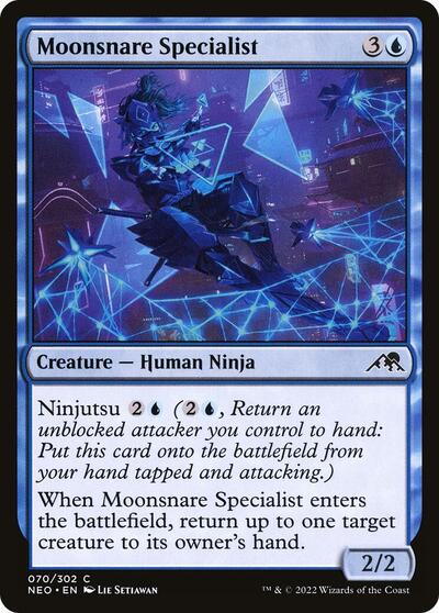 Moonsnare Specialist (NEO) #70 Common Kamigawa: Neon Dynasty Magic: The Gathering: 2022