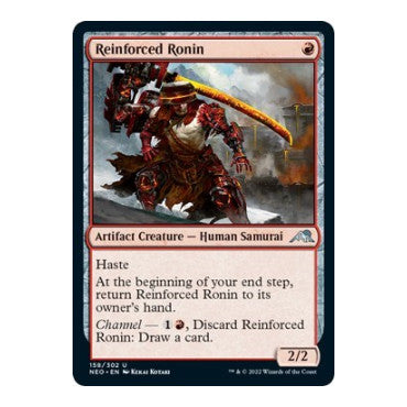 Reinforced Ronin (NEO) #158 Uncommon Kamigawa: Neon Dynasty Magic: The Gathering: 2022