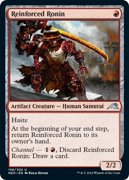 Reinforced Ronin (NEO) #158 Uncommon Kamigawa: Neon Dynasty Magic: The Gathering: 2022