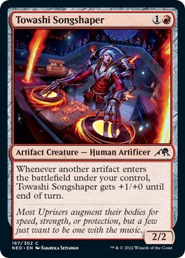 2022 Magic: Kamigawa: Neon Dynasty (NEO) - Towashi Songshaper (#167, Common)