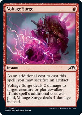 Voltage Surge (NEO) #171 Common Kamigawa: Neon Dynasty Magic: The Gathering: 2022