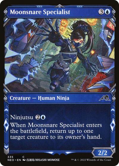 Moonsnare Specialist Showcase (NEO) #335 Common Kamigawa: Neon Dynasty Magic: The Gathering: 2022