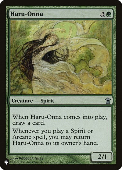 Haru-Onna (LIST) #SOK-132 Uncommon (Lightly Played) The List Reprints Magic: The Gathering: 2026