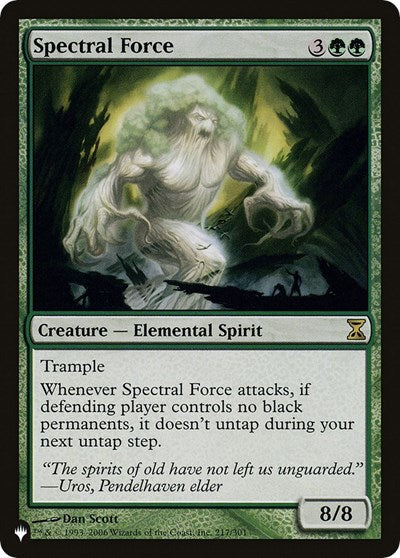 Spectral Force (LIST) #TSP-217 Rare (Lightly Played) The List Reprints Magic: The Gathering: 2026