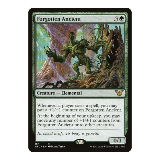 Forgotten Ancient (NEC) #117 Rare (Lightly Played) Commander: Kamigawa: Neon Dynasty Magic: The Gathering: 2022