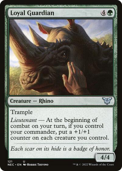 Loyal Guardian (NEC) #121 Uncommon (Lightly Played) Commander: Kamigawa: Neon Dynasty Magic: 2022