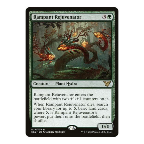 Rampant Rejuvenator (NEC) #28 Rare (Near Mint) Commander: Kamigawa: Neon Dynasty Magic: The Gathering: 2022