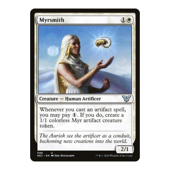 Myrsmith (NEC) #86 Uncommon (Lightly Played) Commander: Kamigawa: Neon Dynasty Magic: The Gathering: 2022