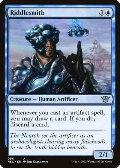Riddlesmith (NEC) #96 Uncommon (Lightly Played) Commander: Kamigawa: Neon Dynasty Magic: The Gathering: 2022
