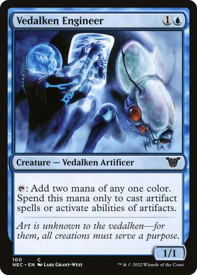 Vedalken Engineer (NEC) #100 Common (Lightly Played) Commander: Kamigawa: Neon Dynasty Magic: The Gathering: 2022
