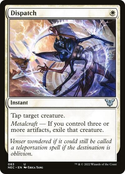 Dispatch (NEC) #83 Uncommon (Lightly Played) Commander: Kamigawa: Neon Dynasty Magic: The Gathering: 2022