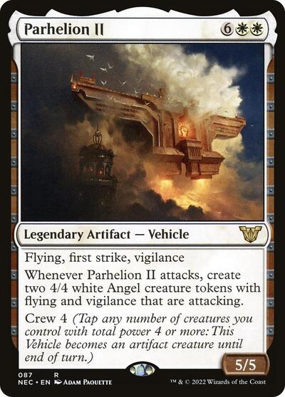 Parhelion II (NEC) #87 Rare (Lightly Played) Commander: Kamigawa: Neon Dynasty Magic: The Gathering: 2022
