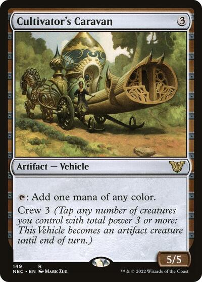 Cultivators Caravan (NEC) #149 Rare (Lightly Played) Commander: Kamigawa: Neon Dynasty Magic: The Gathering: 2022