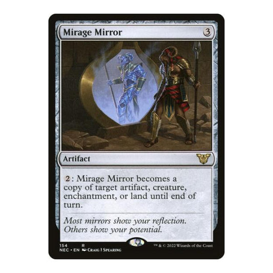 Mirage Mirror (NEC) #154 Rare (Lightly Played) Commander: Kamigawa: Neon Dynasty Magic: The Gathering: 2022