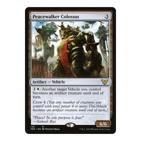 Peacewalker Colossus (NEC) #155 Rare (Lightly Played) Commander: Kamigawa: Neon Dynasty Magic: The Gathering: 2022