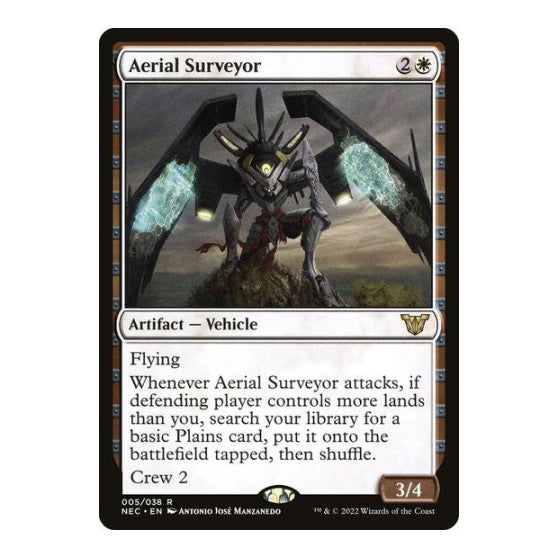 Aerial Surveyor (NEC) #5 Rare (Lightly Played) Commander: Kamigawa: Neon Dynasty Magic: The Gathering: 2022