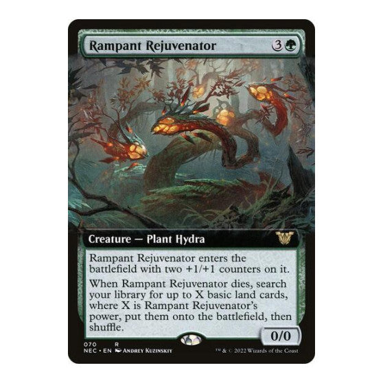 Rampant Rejuvenator Extended Art (NEC) #70 Rare (Lightly Played) Commander: Kamigawa: Neon Dynasty Magic: The Gathering: 2022