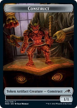 Construct Token 015 (NEO) #15 T (Damaged) Kamigawa: Neon Dynasty Magic: The Gathering: 2022
