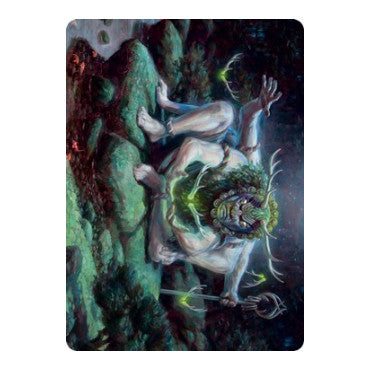 Myojin of Towering Might Art Card (ASNEO) #34 Special (Lightly Played) Art Series: Kamigawa: Neon Dynasty Magic: The Gathering: 2022