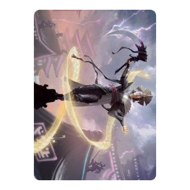 Naomi, Pillar of Order Art Card (ASNEO) #35 Special (Lightly Played) Art Series: Kamigawa: Neon Dynasty Magic: The Gathering: 2022