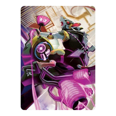 Nashi, Moon Sage's Scion Art Card (ASNEO) #59 Special (Lightly Played) Art Series: Kamigawa: Neon Dynasty Magic: The Gathering: 2022