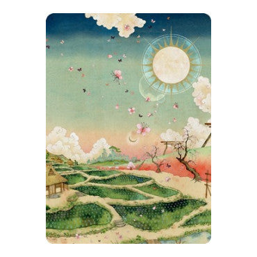 Plains (293) Art Card (79/81) (ASNEO) #79 Special (Lightly Played) Art Series: Kamigawa: Neon Dynasty Magic: The Gathering: 2022