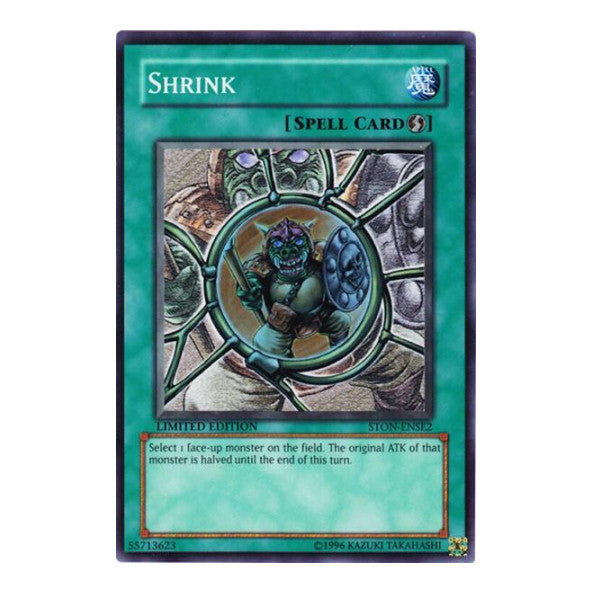 Shrink (STON) #STON-ENSE2 Super Rare Strike of Neos YuGiOh: 2007