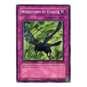 Windstorm of Etaqua (SOI) #SOI-ENSE3 Secret Rare (Limited Lightly Played) Shadow of Infinity YuGiOh: 2006