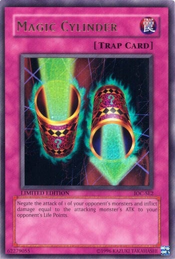 Magic Cylinder (IOC) #IOC-SE2 Ultra Rare (Limited Damaged) Invasion of Chaos YuGiOh: 2007