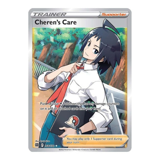 Cherens Care Full Art (SWSH09) #168/172 Ultra Rare (Holofoil Near Mint) SWSH09: Brilliant Stars Pokemon: 2022