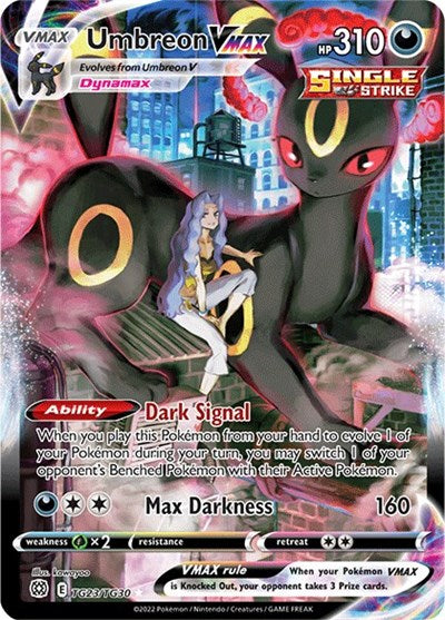 Umbreon VMAX (SWSH09:TG) #TG23/TG30 Ultra Rare (Holofoil Near Mint) SWSH09: Brilliant Stars Trainer Gallery Pokemon: 2022
