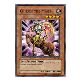 Chiron the Mage (YSDJ) #YSDJ-EN015 Common / Short Print (1st Edition Damaged) Starter Deck: Jaden Yuki YuGiOh: 2007