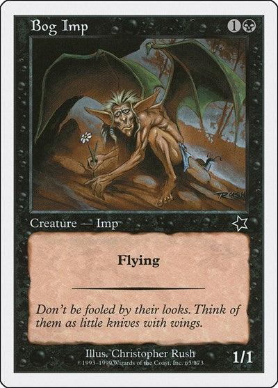Bog Imp (S99) #65 Common (Lightly Played) Starter 1999 Magic: The Gathering: 1999