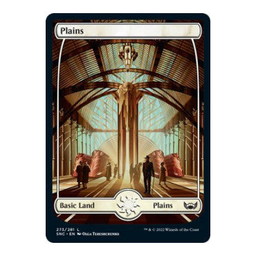 Plains 273 (SNC) #273 Land (Foil Lightly Played) Streets of New Capenna Magic: The Gathering: 2022