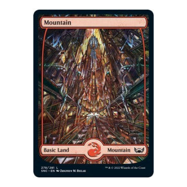 Mountain (278) (SNC) #278 Land (Lightly Played) Streets of New Capenna Magic: The Gathering: 2022