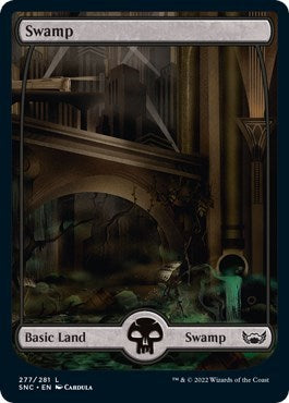 Swamp 277 (SNC) #277 Land (Lightly Played) Streets of New Capenna Magic: The Gathering: 2022