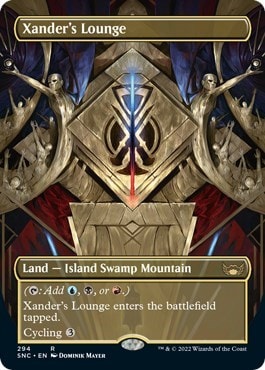 Xanders Lounge Borderless (SNC) #294 Rare (Near Mint) Streets of New Capenna Magic: The Gathering: 2022