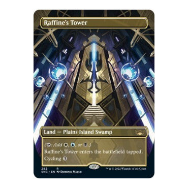 Raffines Tower Borderless (SNC) #292 Rare (Near Mint) Streets of New Capenna Magic: The Gathering: 2022
