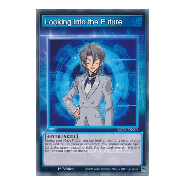 Looking into the Future () #SGX1-ENS10 Common (1st Edition Lightly Played) Speed Duel GX: Duel Academy Box YuGiOh: 2022