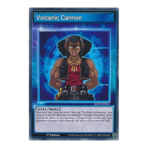Volcanic Cannon () #SGX1-ENS16 Common (1st Edition Lightly Played) Speed Duel GX: Duel Academy Box YuGiOh: 2022
