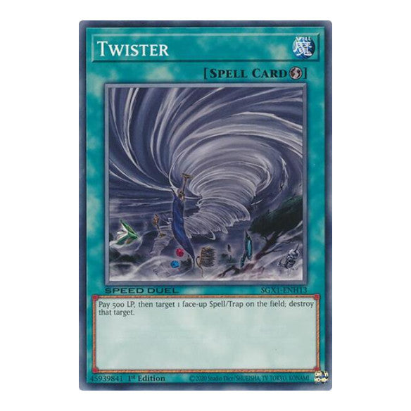 Twister () #SGX1-ENH13 Common (1st Edition Lightly Played) Speed Duel GX: Duel Academy Box YuGiOh: 2022