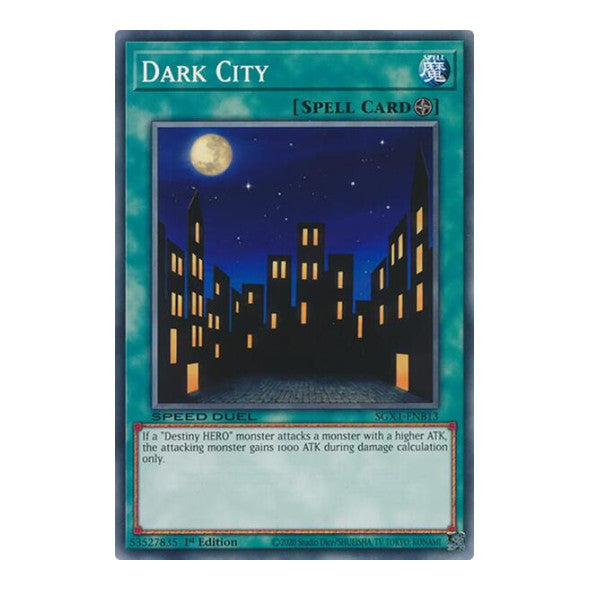 Dark City () #SGX1-ENB13 Common (1st Edition Lightly Played) Speed Duel GX: Duel Academy Box YuGiOh: 2022