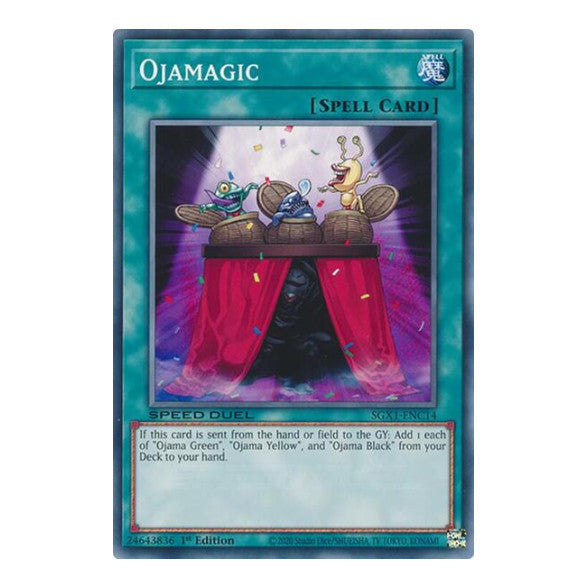 Ojamagic () #SGX1-ENC14 Common (1st Edition Lightly Played) Speed Duel GX: Duel Academy Box YuGiOh: 2022