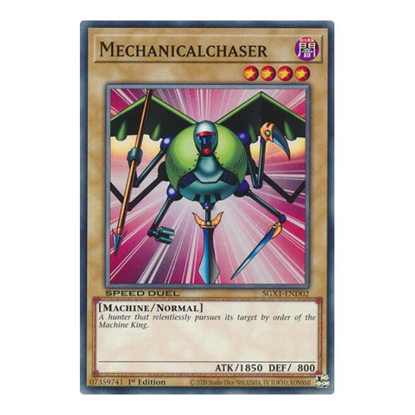 Mechanicalchaser () #SGX1-END02 Common (1st Edition Lightly Played) Speed Duel GX: Duel Academy Box YuGiOh: 2022
