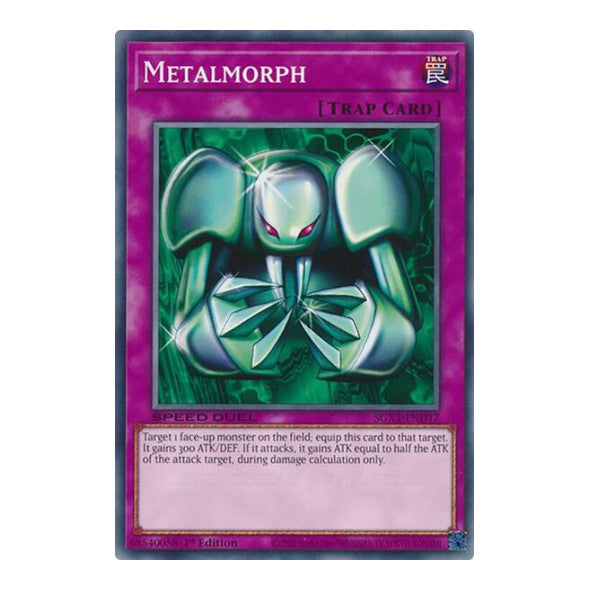 Metalmorph () #SGX1-END17 Common (1st Edition Lightly Played) Speed Duel GX: Duel Academy Box YuGiOh: 2022