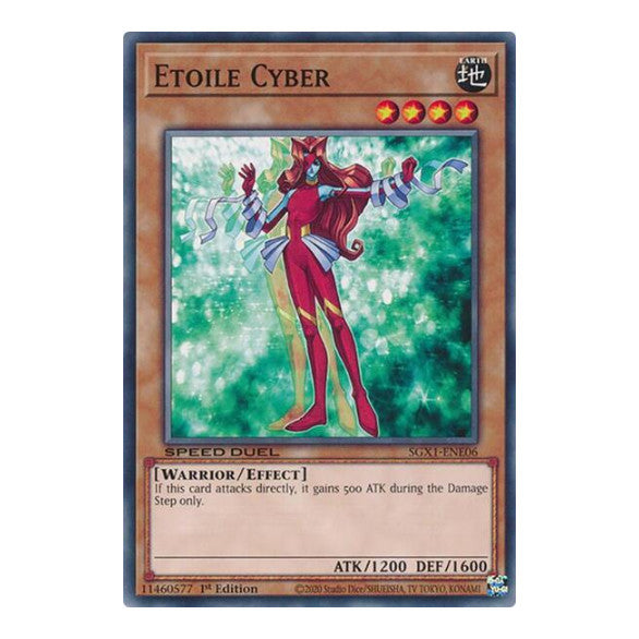 Etoile Cyber () #SGX1-ENE06 Common (1st Edition Lightly Played) Speed Duel GX: Duel Academy Box YuGiOh: 2022