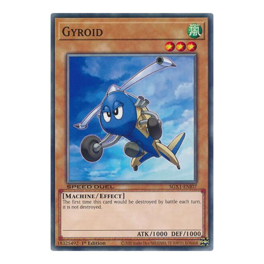 Gyroid () #SGX1-ENI07 Common (1st Edition Lightly Played) Speed Duel GX: Duel Academy Box YuGiOh: 2022