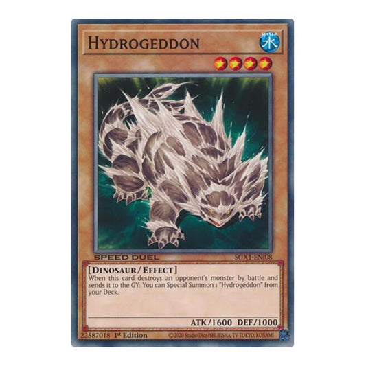 Hydrogeddon () #SGX1-ENI08 Common (1st Edition Lightly Played) Speed Duel GX: Duel Academy Box YuGiOh: 2022