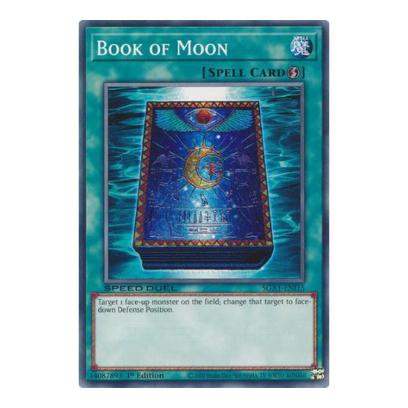 Book of Moon () #SGX1-ENI15 Common (1st Edition Lightly Played) Speed Duel GX: Duel Academy Box YuGiOh: 2022